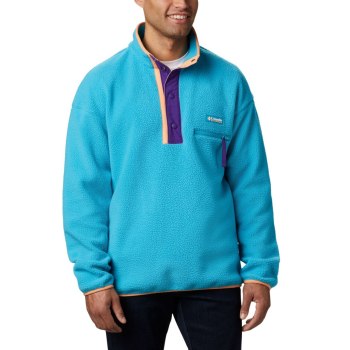 Columbia Muške Puloveri - Helvetia Half-Snap Fleece Plave | NDJE-73945